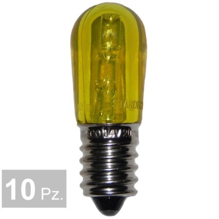 Lampada 14 v 3 led giallo