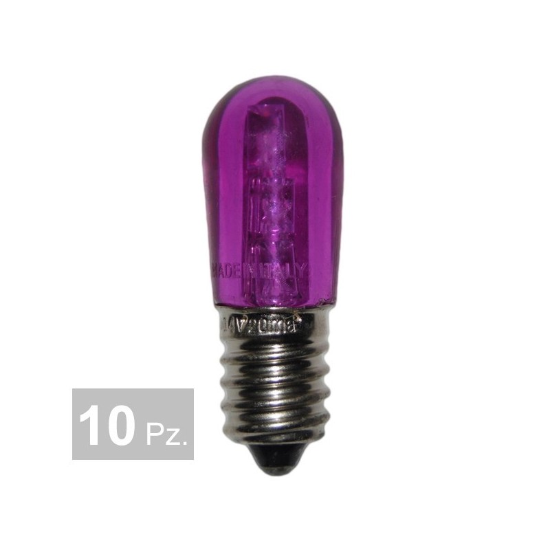 14V 3 purple LED lamp