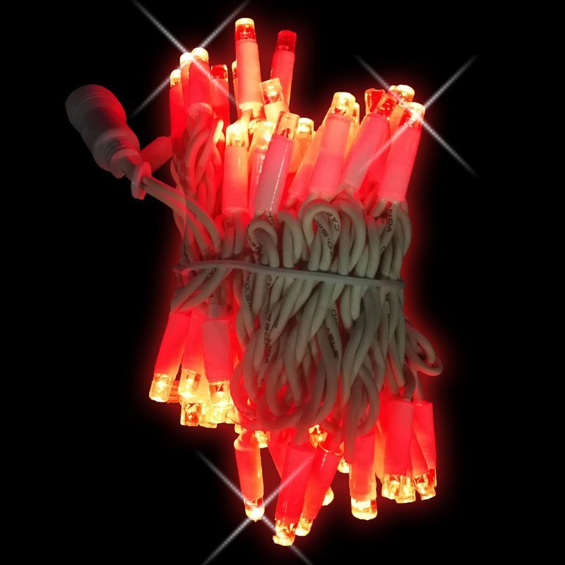 Stringa led 10mt colore rosso Stringa led 10mt colore rosso